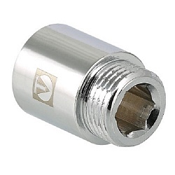 Удлинитель хромированный 1/2" x 20 мм VALTEC