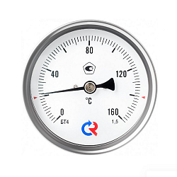 Термометр РОСМА БТ-41.211 (0 - 120°С) Ø80 мм, шток 46 мм