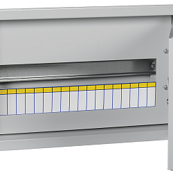 Корпус металлический IEK TREND ЩРв-18з-3 36 УХЛ3, серый IP31