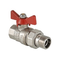 Кран шаровый VALTEC BASE с полусгоном 1/2" вн.-нар.